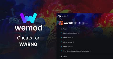 WARNO Cheats & Trainers for PC .